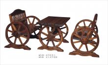 BH-杉木双车轮桌椅